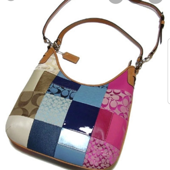 Coach Handbags - Coach Patchwork Hobo Purse F14650 NWT